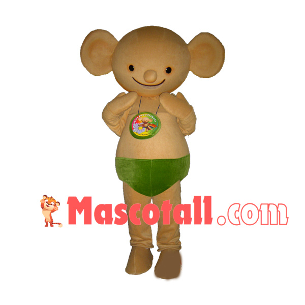 Imaginative Cartoon Beige Koala Mascot Costume