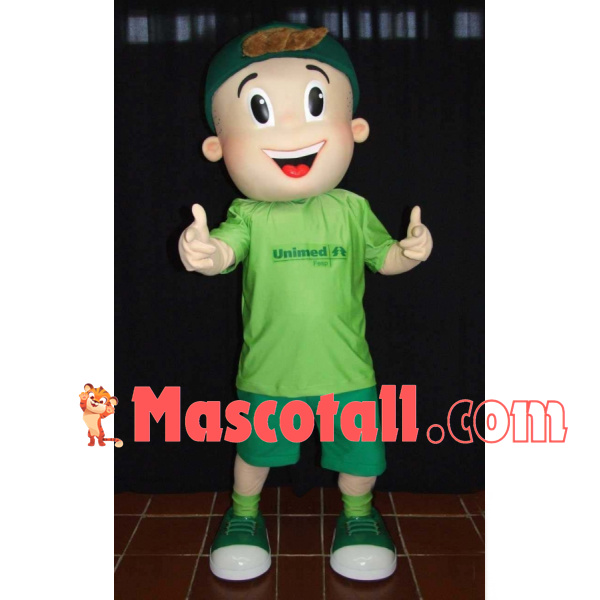 Meaningful Boy of Medical Product Manufacturer Mascot Costume