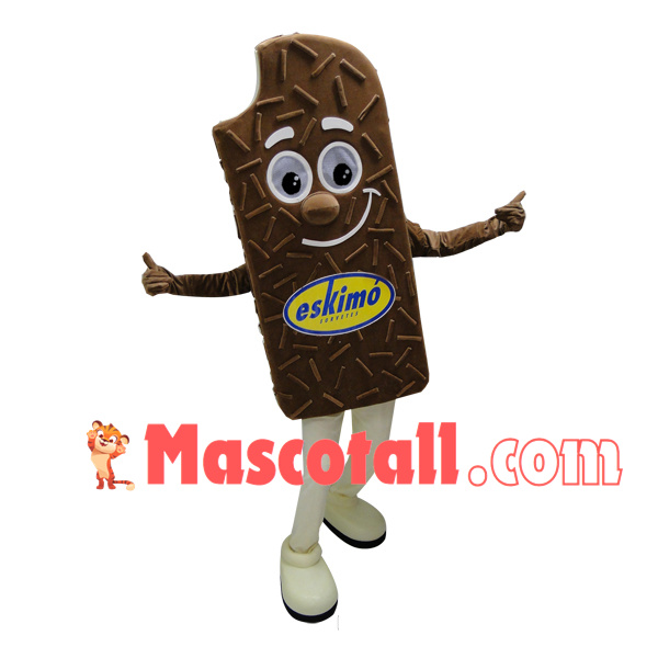Delicious Chocolate Ice Cream Mascot Costume