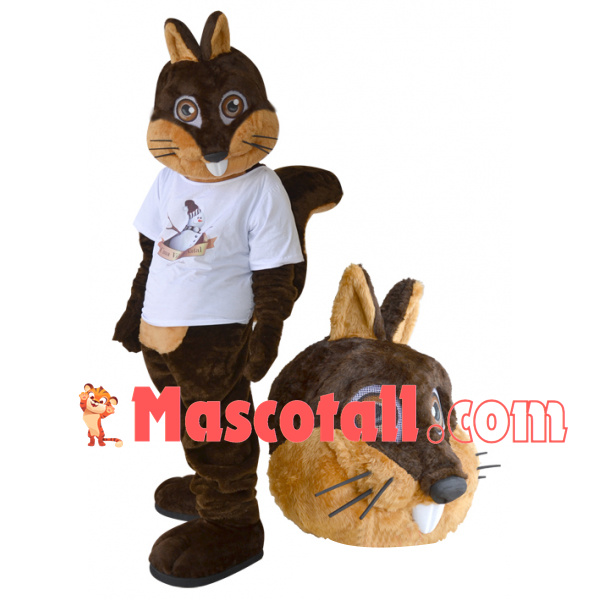 Christmas Atmospheric Squirrel Mascot Costume