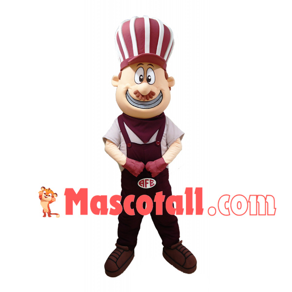 Experienced Pastry Chef In the Cafe Mascot Costume