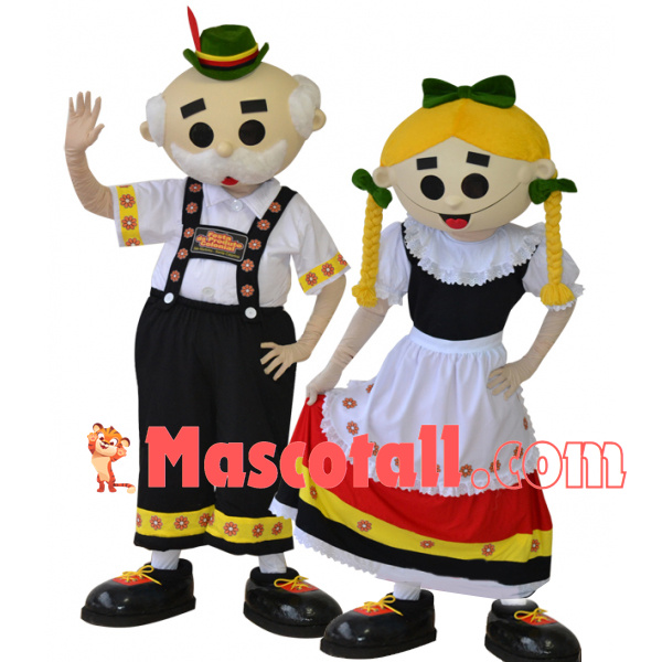 Scottish Dance Partner In Sync Mascot Costume