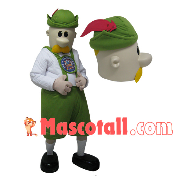 Artistic Foreign Performer Mascot Costume