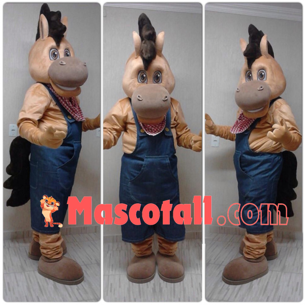 Handsome Vineyard Owner Horse Mascot Costume