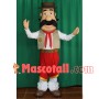 Kind Tavernkeeper In Lace Pants Mascot Costume
