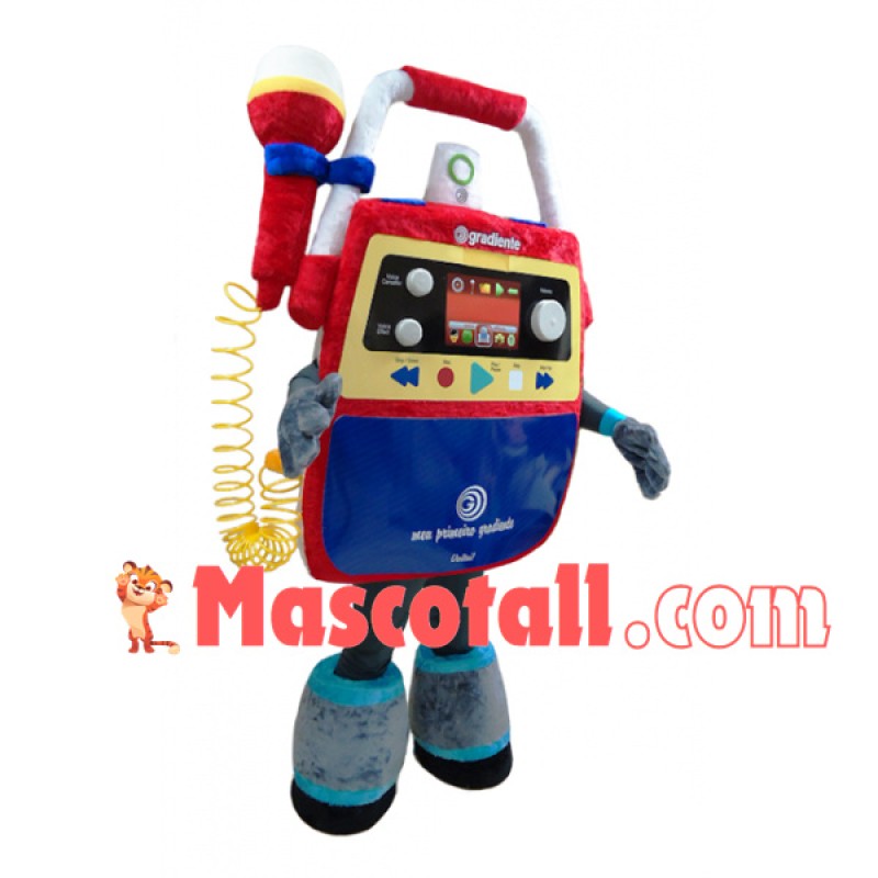 Separate Jukebox With Microphone Mascot Costume