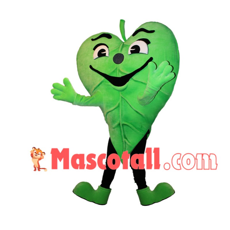 Piece of Patterned Heart-shaped Leaf Mascot Costume