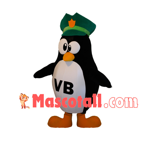 Funny Cartoon Visual Basic Penguin Mascot Costume