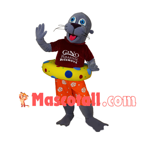 The Swimming Coach Sea Lion Mascot Costume