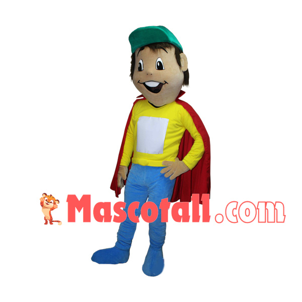 The Boy Rehearsing Stage Play Mascot Costume