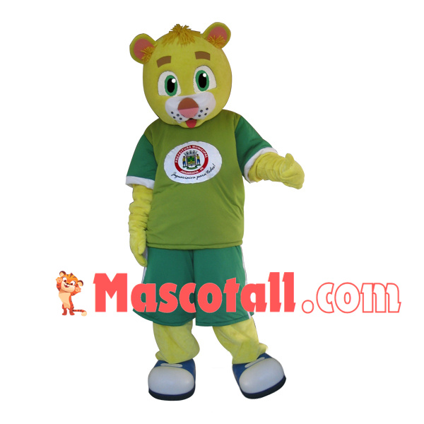Little Tiger of Mixed School Mascot Costume