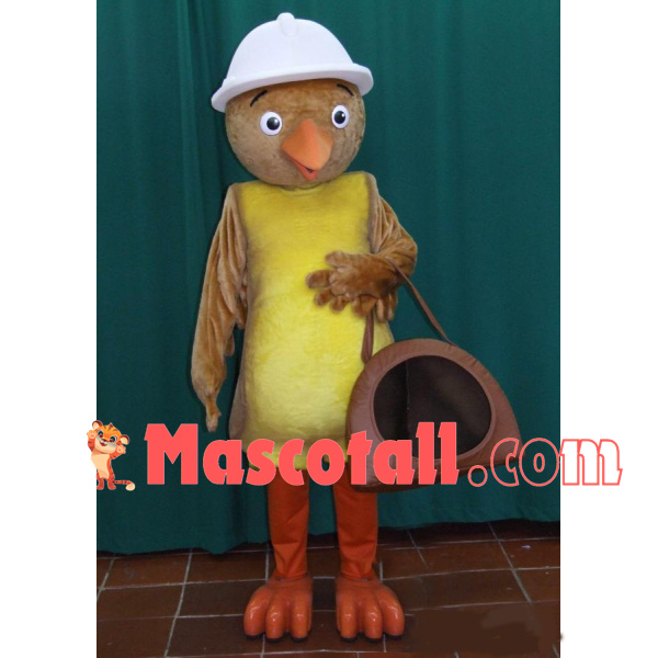 Inspection Bird Carrying Lady Bag Mascot Costume