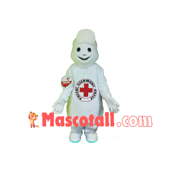 Medical Personnel Doll Mascot Costume for Health Organization