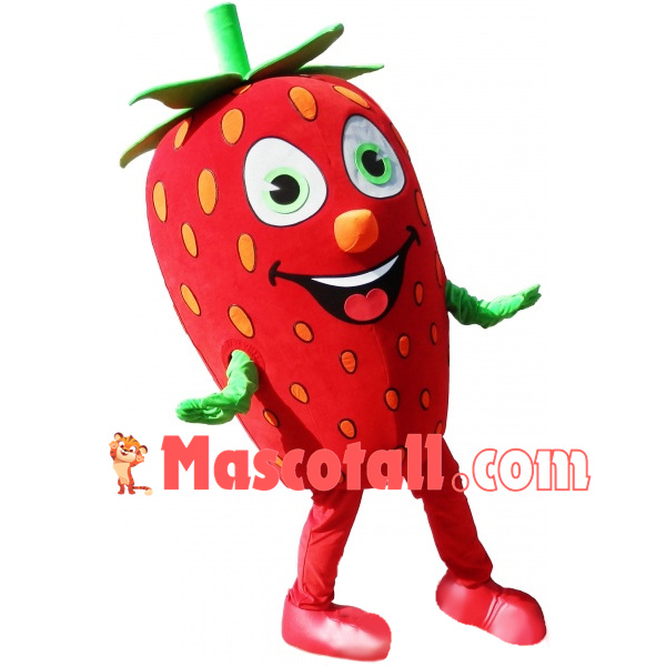 Big Fresh Cartoon Strawberry Mascot Costume