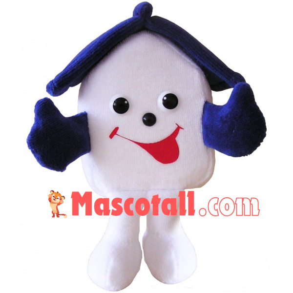 Cute Cartoon White House Soft Mascot Costume