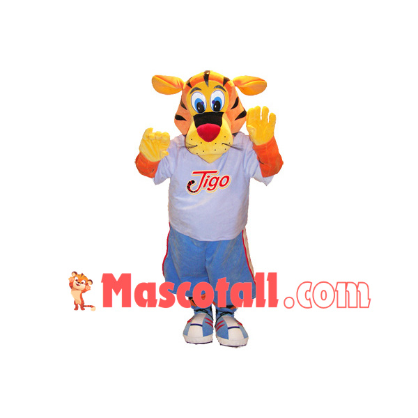 The Tiger of Smart Marketing System Mascot Costume