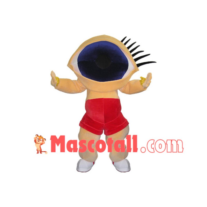 Adult Soft Cartoon Big Eye Mascot Costume