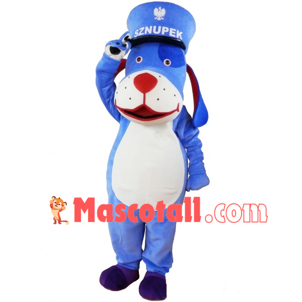 Blue Dog of International Elementary School Mascot Costume
