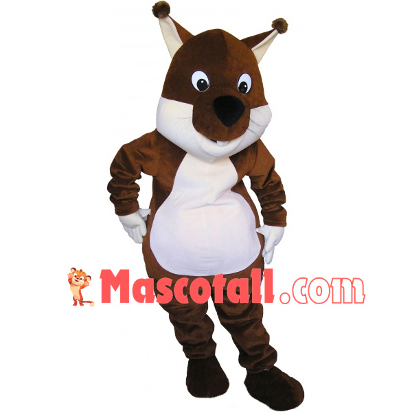 Cramped Squirrel Mascot Costume for Adult