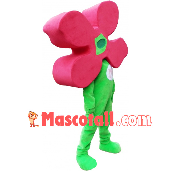 Red Garden Flower Doll Mascot Costume