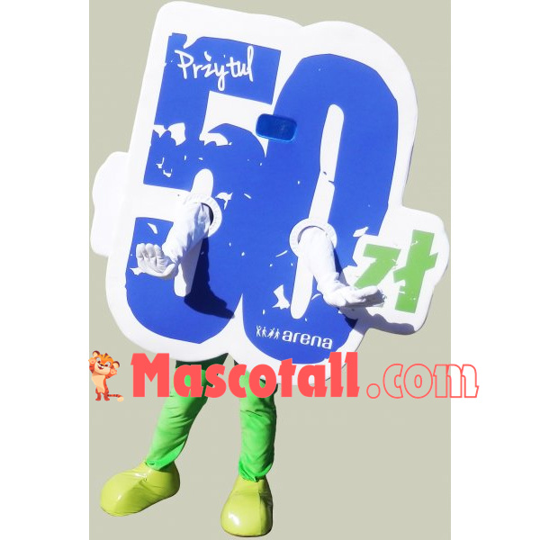 Capacity Sign for Circular Playground Mascot Costume