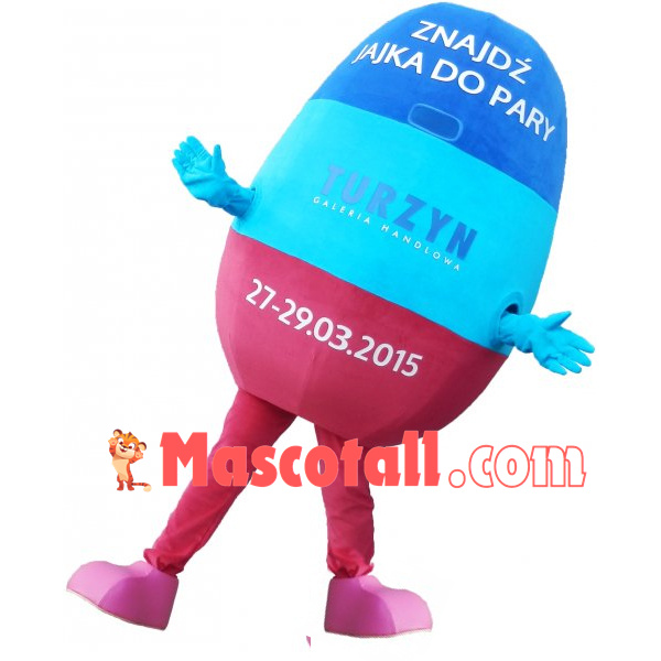 Egg Shaped Doll of Shopping Gallery Mascot Costume