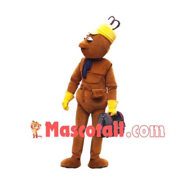 Repairman Ant Carrying Toolkit Mascot Costume