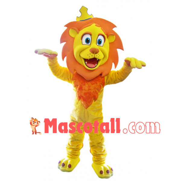 Cartoon Lion King Mascot Costume For Rave Party