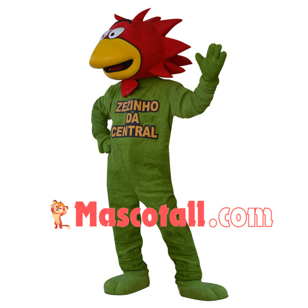 Football Player Doll With Chicken Head Mascot Costume