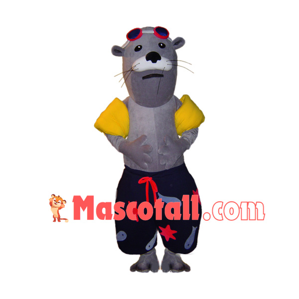 Training Sea Lion With Heavy Sandbags Mascot Costume