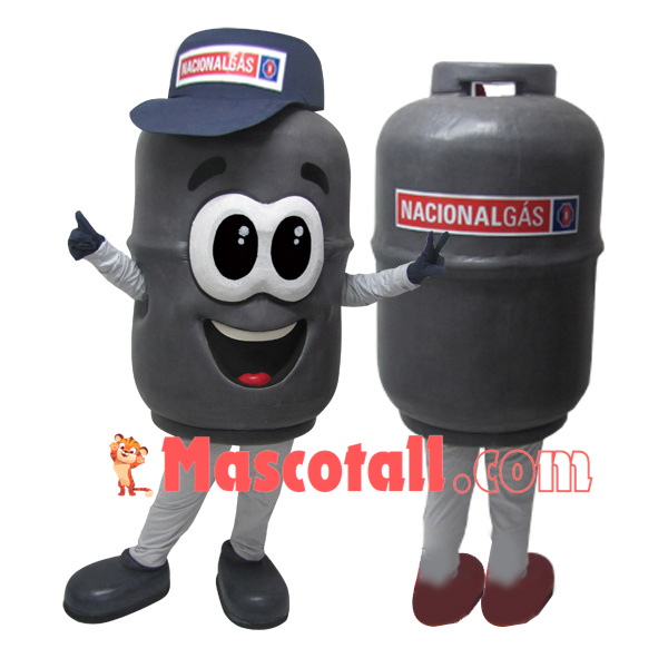 Natural Gas Storage Tank Cartoon Mascot Costume