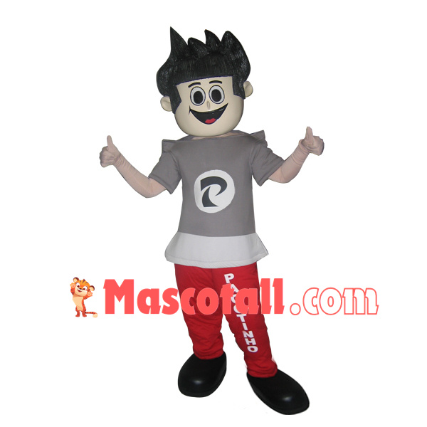 Uniformly Dressed Packing Staff Mascot Costume
