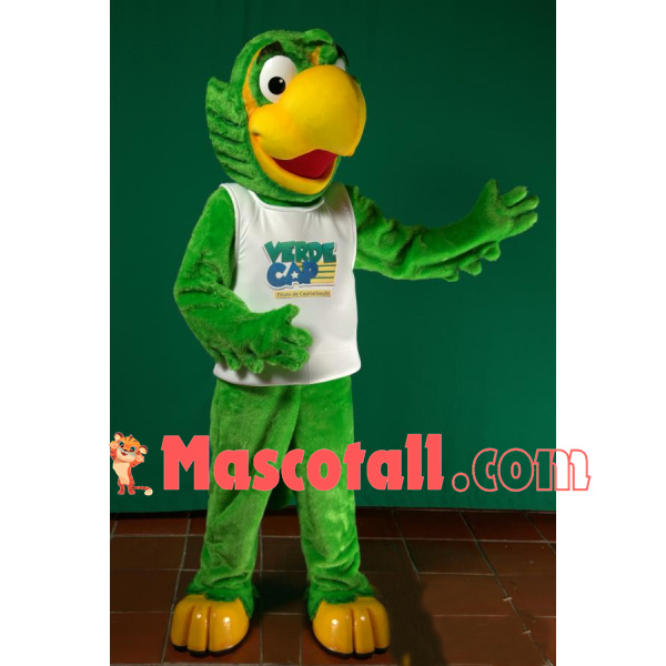 Green Parrot of Landscape Company Mascot Costume