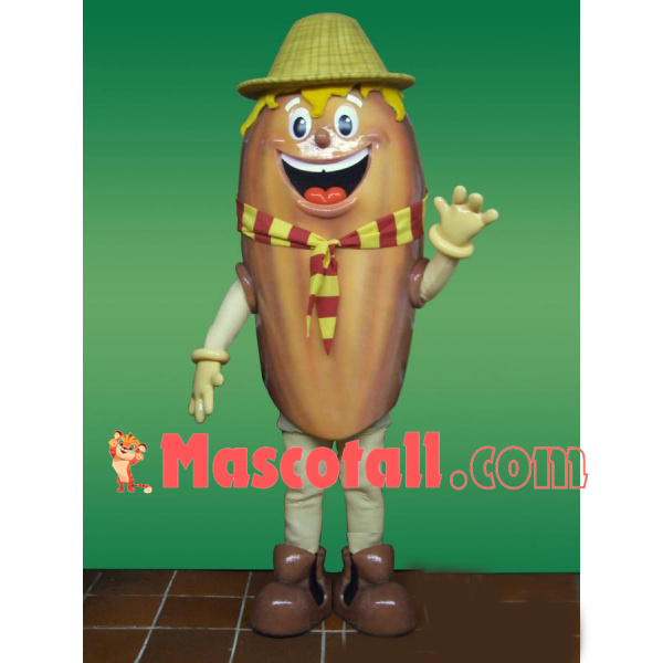 Personally Grown Large Pecan Cartoon Mascot Costume