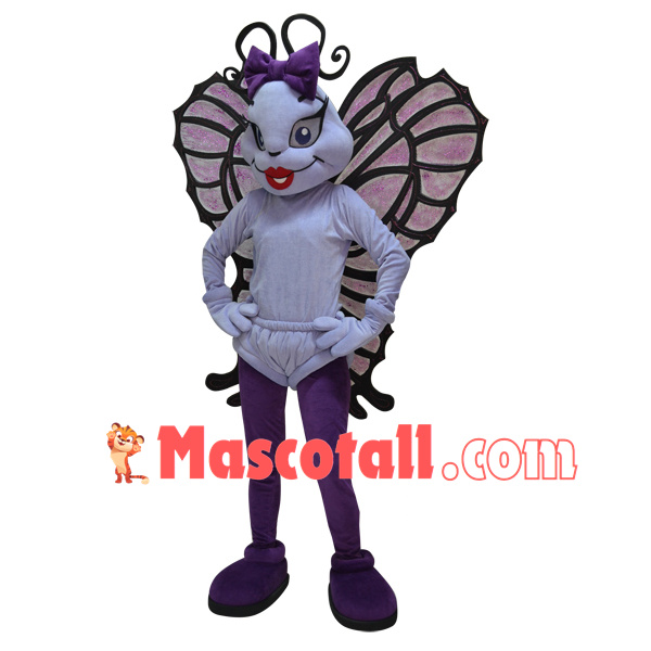 Exquisite The Sexy Violet Butterfly Mascot Costume