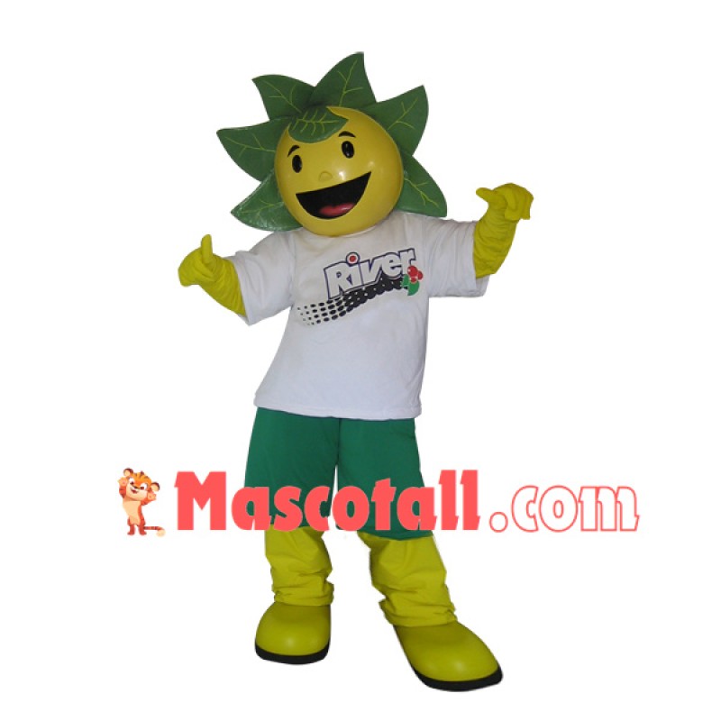 Leaves Hair Doll of Natural Water Flow Mascot Costume