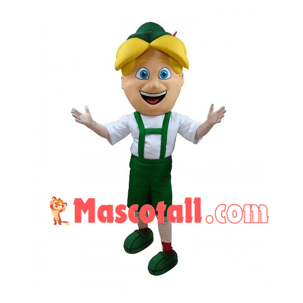 The Foreign Child Model Boy Mascot Costume