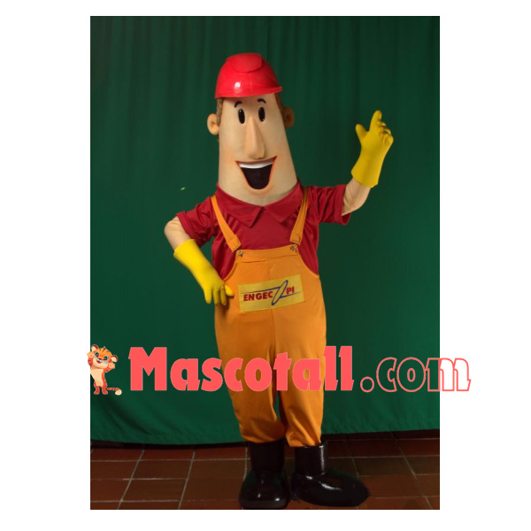 The Car Engine Repairer Mascot Costume