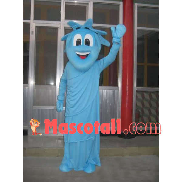 Simple Version The Blue Statue of Liberty Mascot Costume