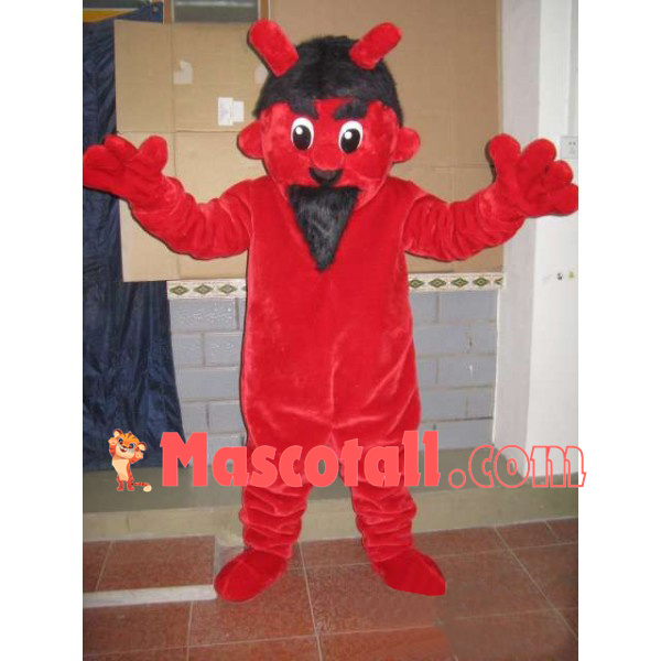 Red Devil With Tentacles Mascot Adult Costume