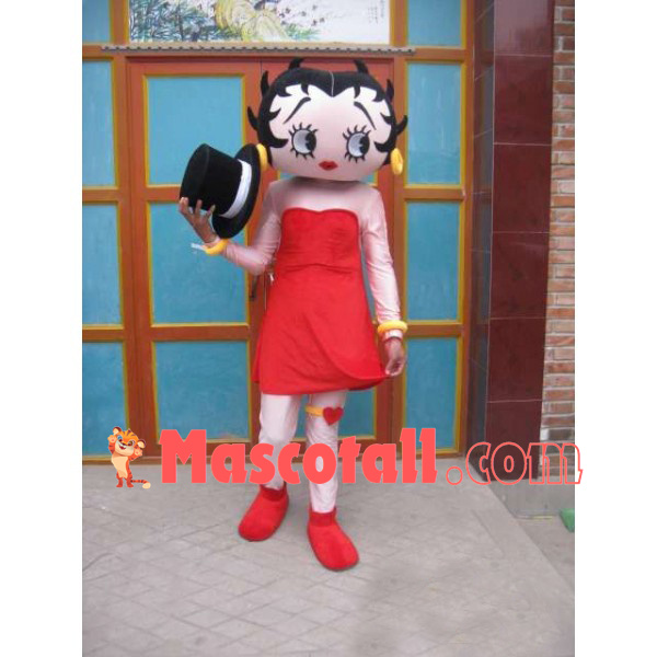 Charismatic Jazz Girl Dancer Mascot Costume