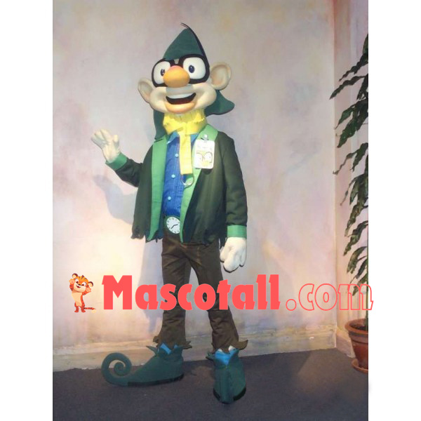Scholar Elf Full of Wisdom Mascot Costume