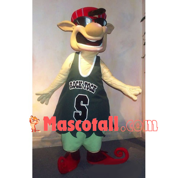 Lively Basketball Team Sports Elf Mascot Costume