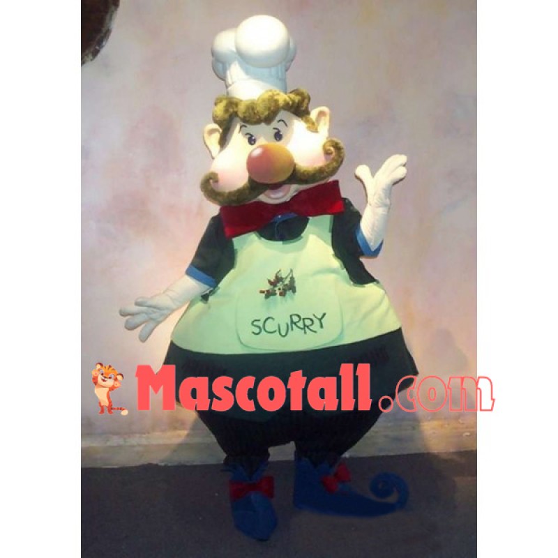 Pot Belly Chef Elf of Restaurant Mascot Costume