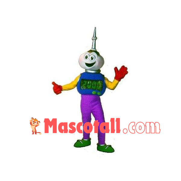 Towering Lightning Rod Doll Mascot Costume