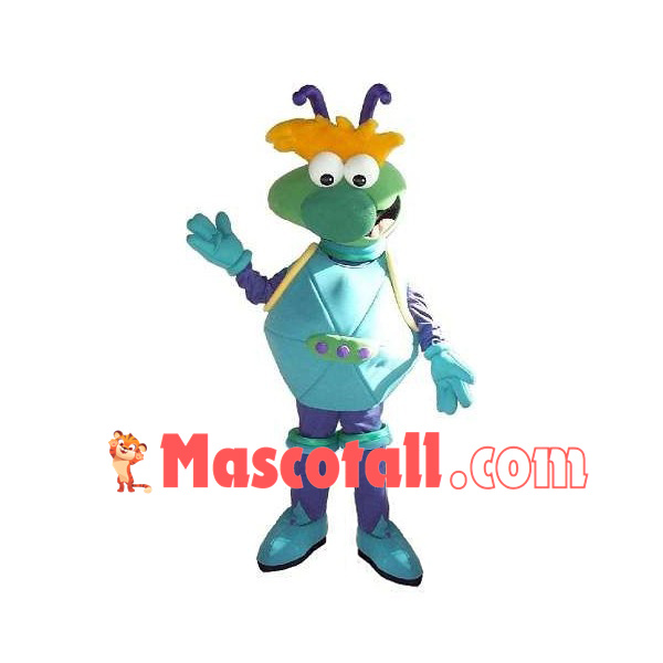 Tentacle Monster In Protective Coat Mascot Costume