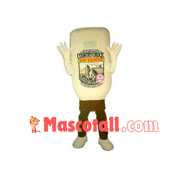 Inverted Bottle of Vegetable Butter Mascot Costume