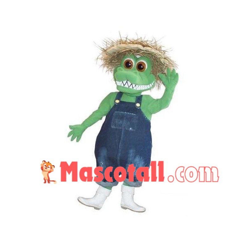 Cozy Fisherman Crocodile Baby Mascot Costume