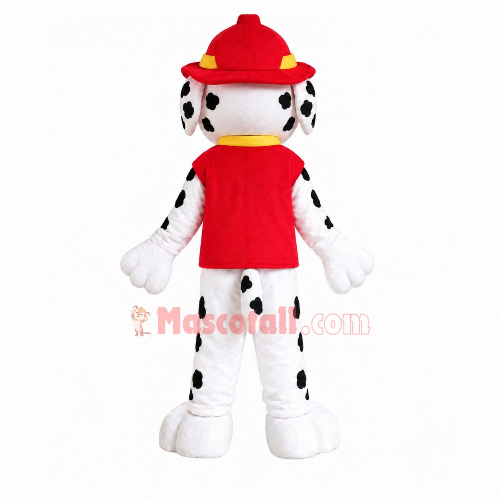Clumsy Red PAW Patrol Marshall Mascot Costume 