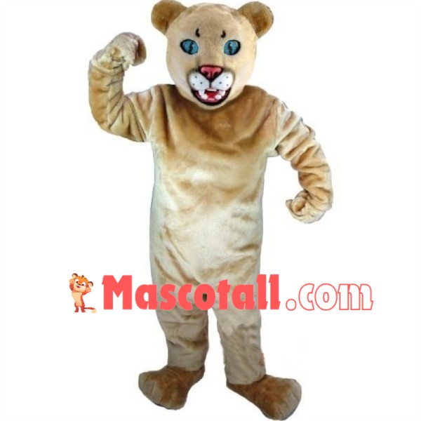 Howling Cougar Mascot Adult Costume 
